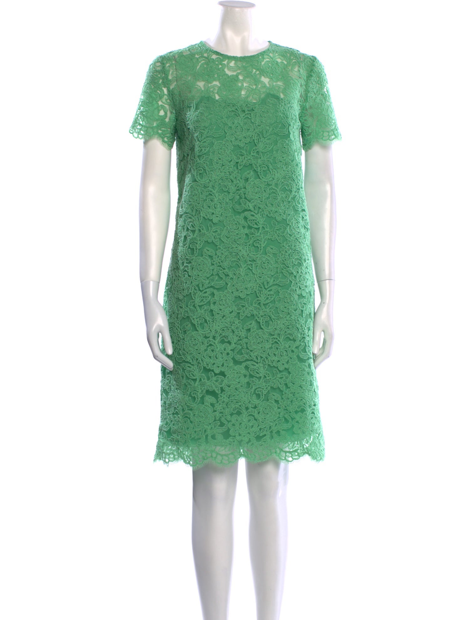 Ermanno Scervino Lace Pattern Knee-Length Dress