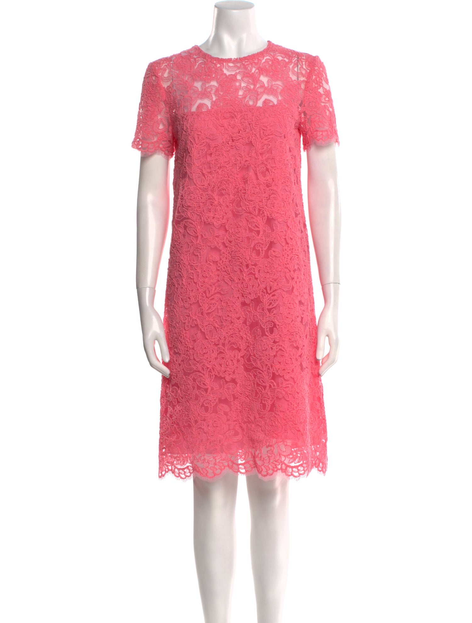 Ermanno Scervino Lace Pattern Knee-Length Dress