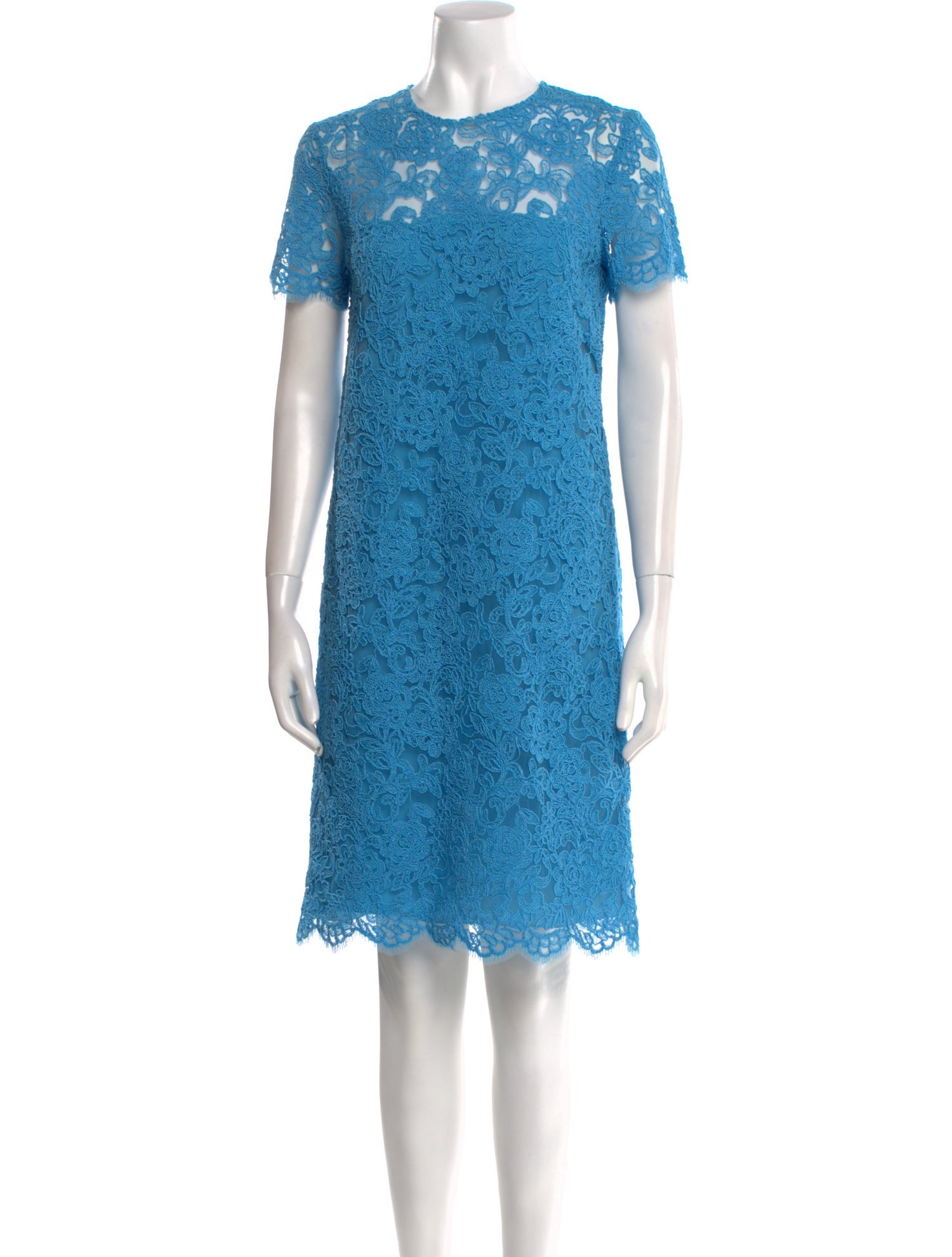 Ermanno Scervino Lace Pattern Knee-Length Dress