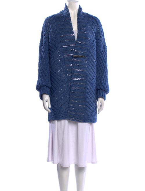 Ermanno Scervino Striped V-Neck Sweater