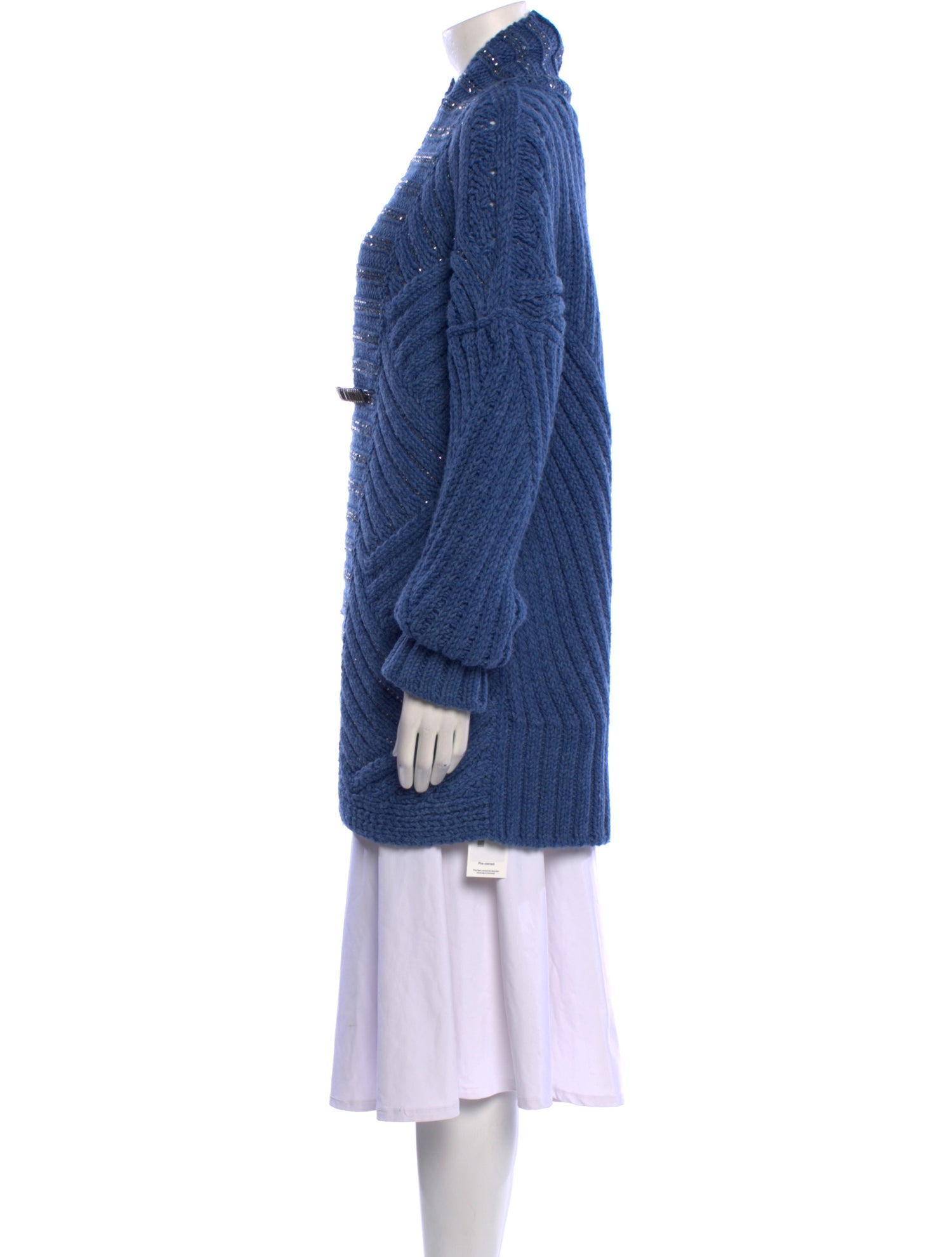 Ermanno Scervino Striped V-Neck Sweater