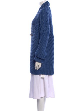 Ermanno Scervino Striped V-Neck Sweater