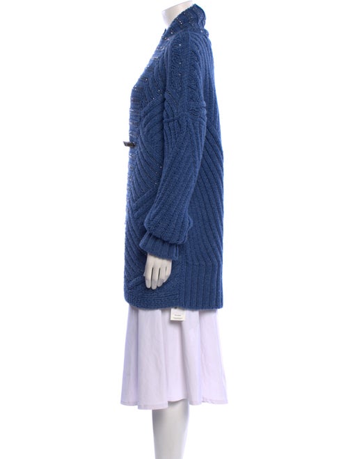 Ermanno Scervino Striped V-Neck Sweater