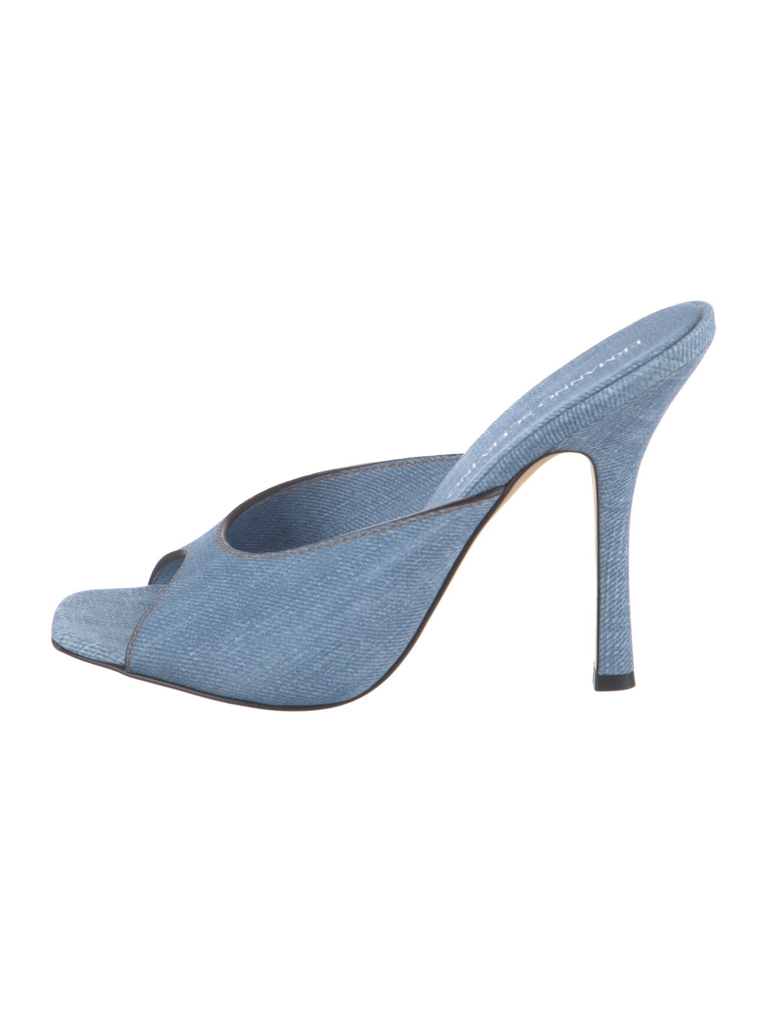 Ermanno Scervino Denim Slides w/ Tags