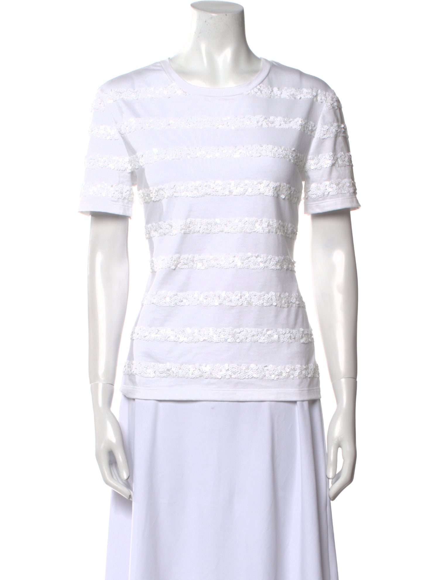 Ermanno Scervino Crew Neck Short Sleeve T-Shirt