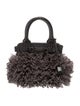Ermanno Scervino Shearling Top Handle Bag