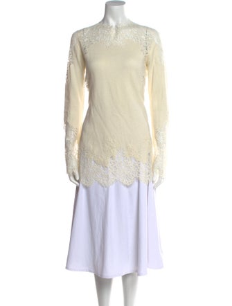 Ermanno Scervino Wool Bateau Neckline Sweater