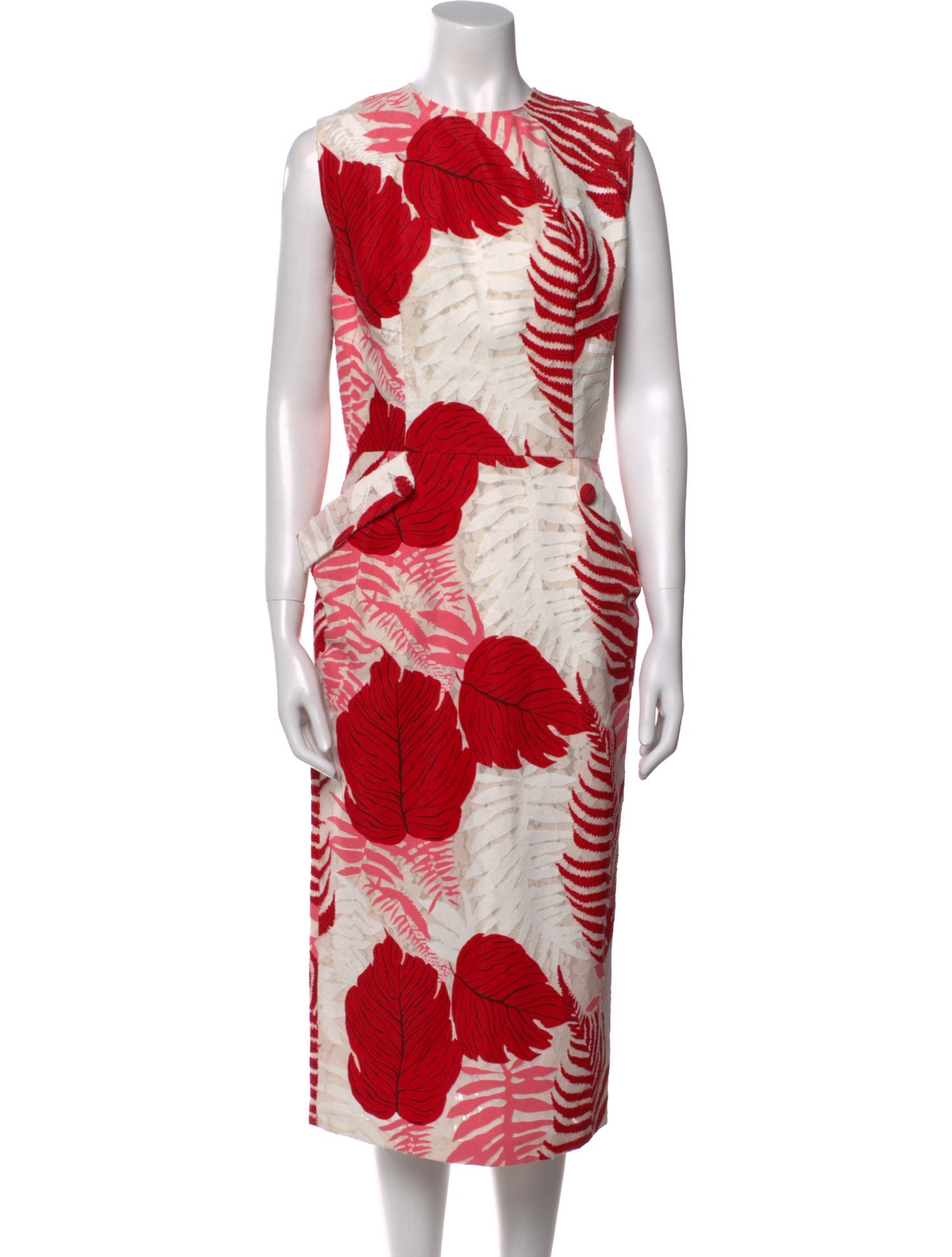 Ermanno Scervino Printed Midi Length Dress