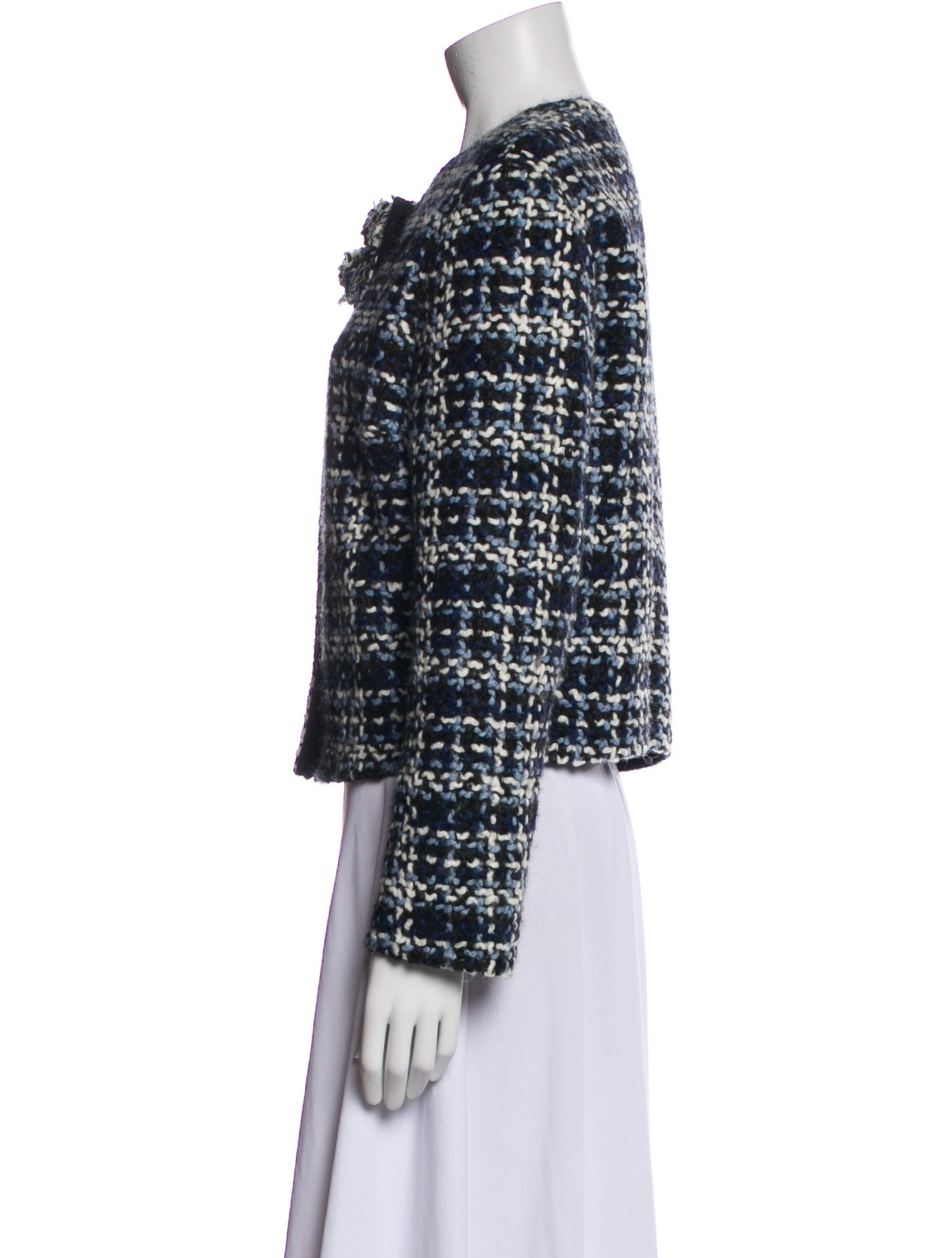 Ermanno Scervino Tweed Pattern Evening Jacket