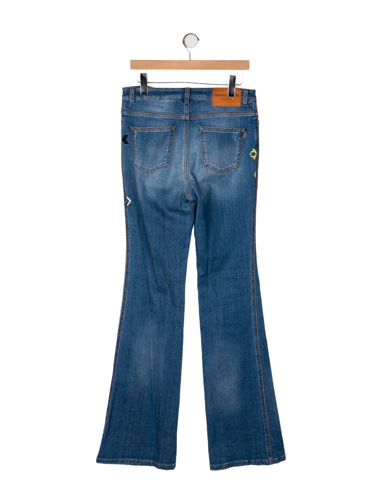 Ermanno Scervino High-Rise Wide Leg Jeans