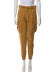 Ermanno Scervino Suede Skinny Leg Pants