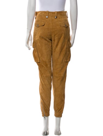 Ermanno Scervino Suede Skinny Leg Pants