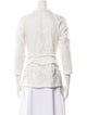 Ermanno Scervino Crew Neck Three-Quarter Sleeve Blouse