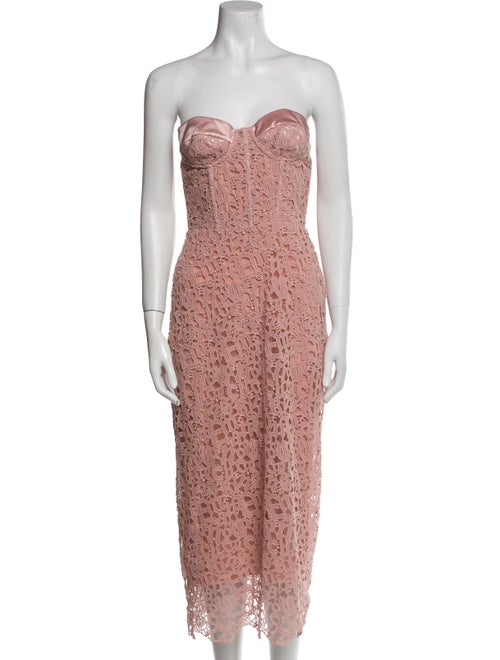 Ermanno Scervino Strapless Midi Length Dress