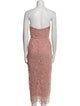 Ermanno Scervino Strapless Midi Length Dress