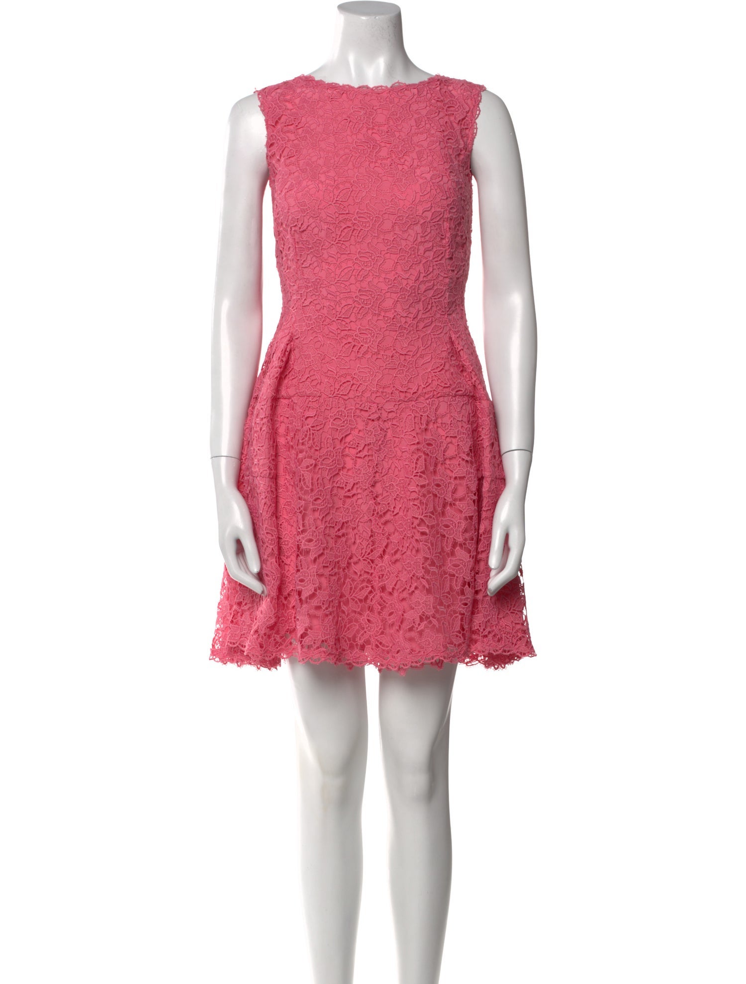 Ermanno Scervino Bateau Neckline Mini Dress