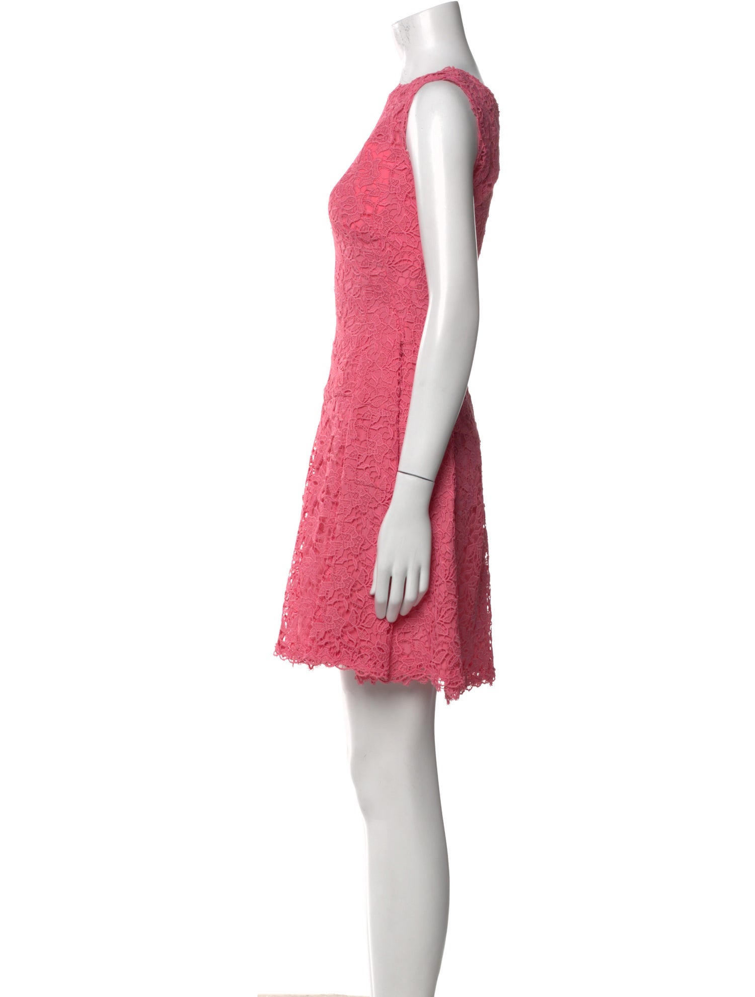 Ermanno Scervino Bateau Neckline Mini Dress