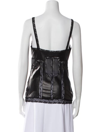 Ermanno Scervino Silk V-Neck Top