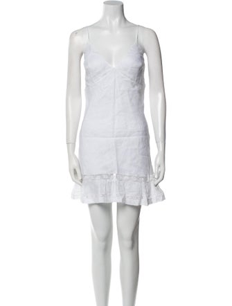 Ermanno Scervino V-Neck Mini Dress