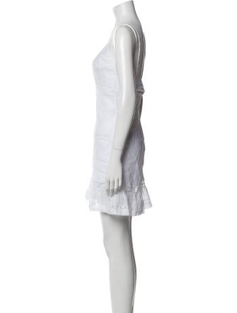 Ermanno Scervino V-Neck Mini Dress