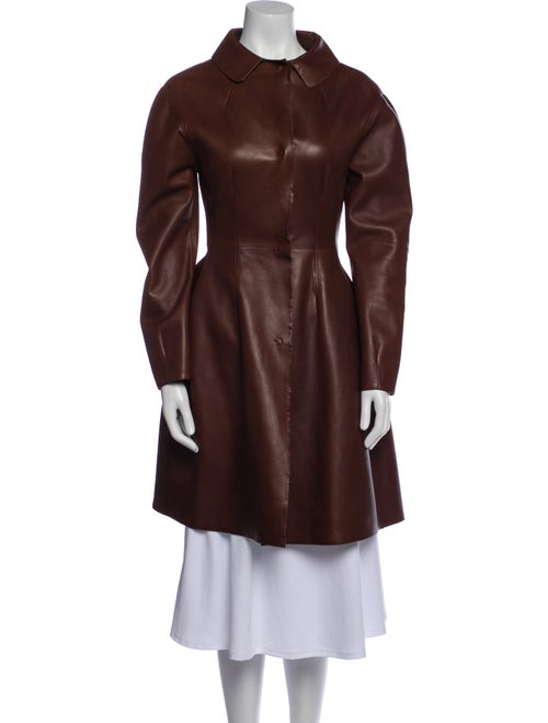Ermanno Scervino Leather Trench Coat