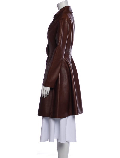 Ermanno Scervino Leather Trench Coat