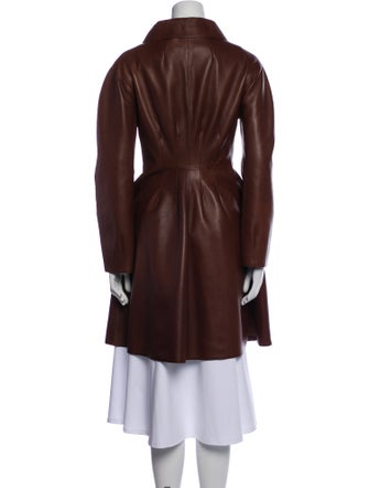 Ermanno Scervino Leather Trench Coat