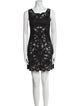 Ermanno Scervino Lace Pattern Mini Dress