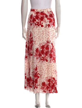 Ermanno Scervino Silk Midi Length Skirt