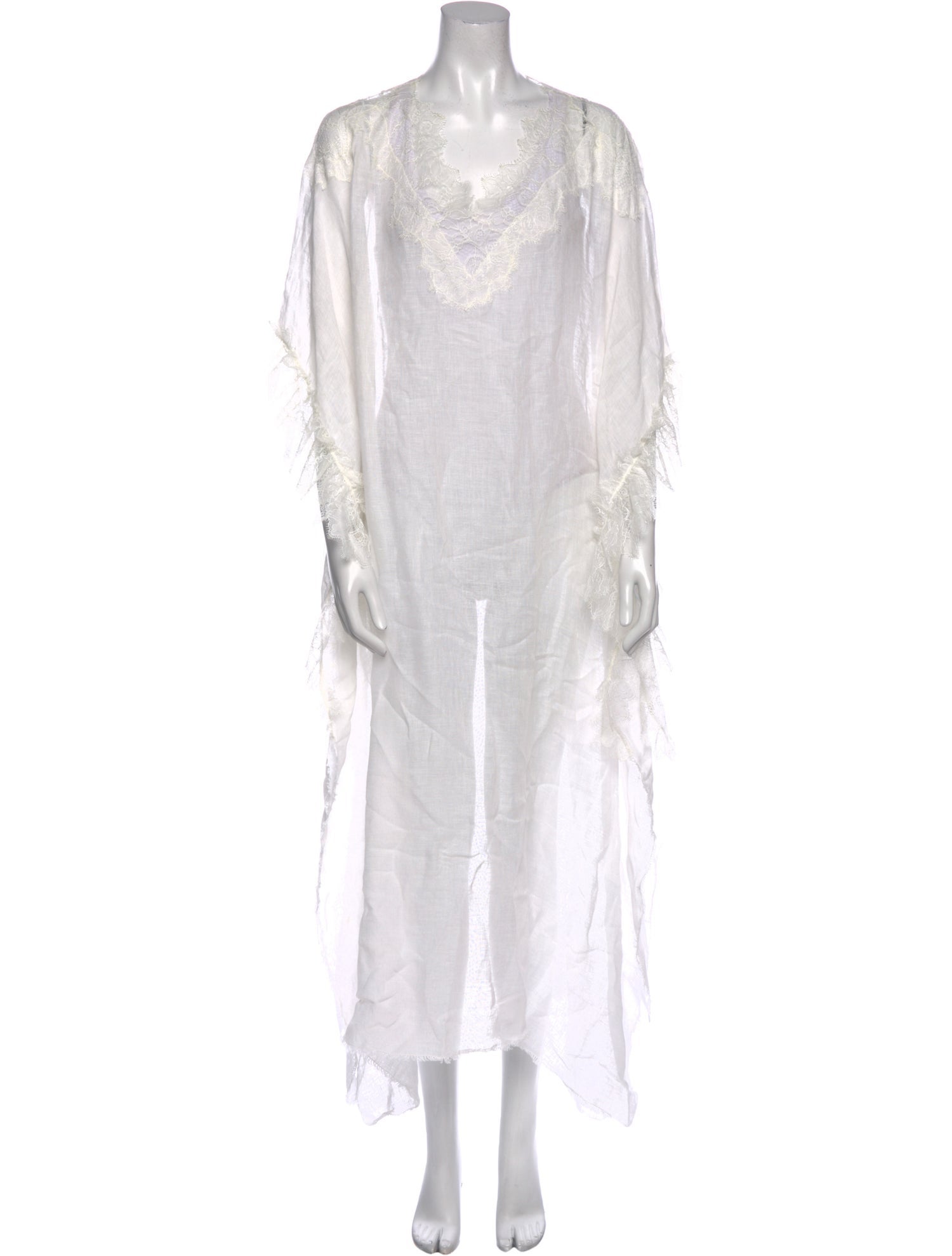 Ermanno Scervino Linen Midi Length Dress