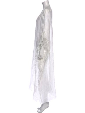 Ermanno Scervino Linen Midi Length Dress