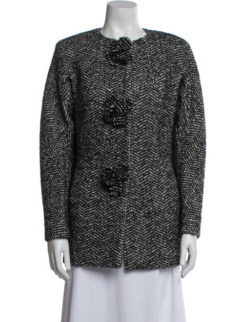Ermanno Scervino Tweed Tweed Pattern Evening Jacket