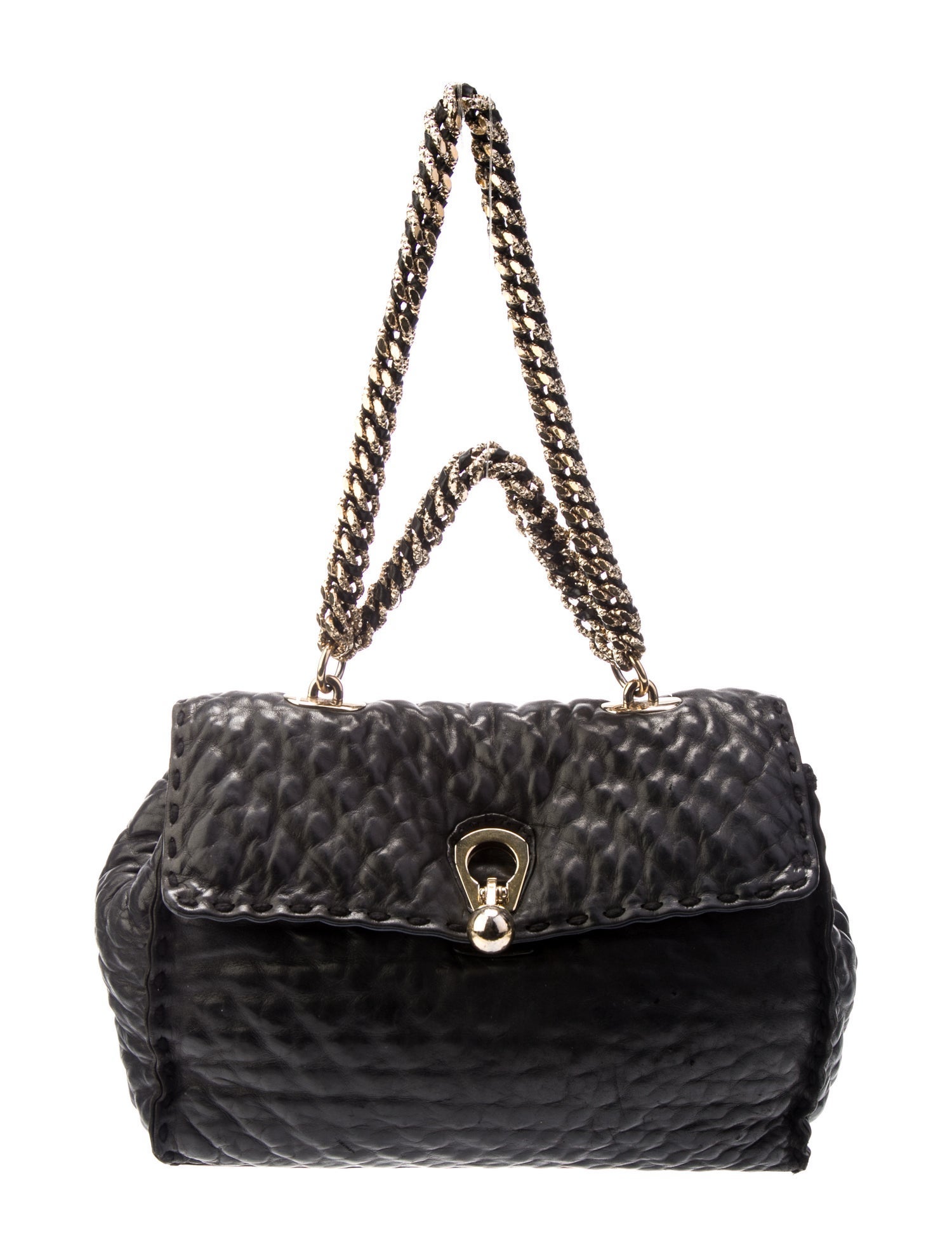 Ermanno Scervino Leather Top Handle Bag