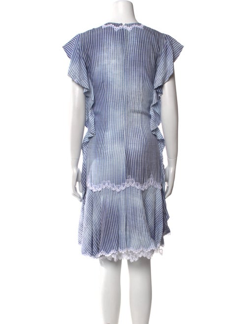 Ermanno Scervino Striped Knee-Length Dress