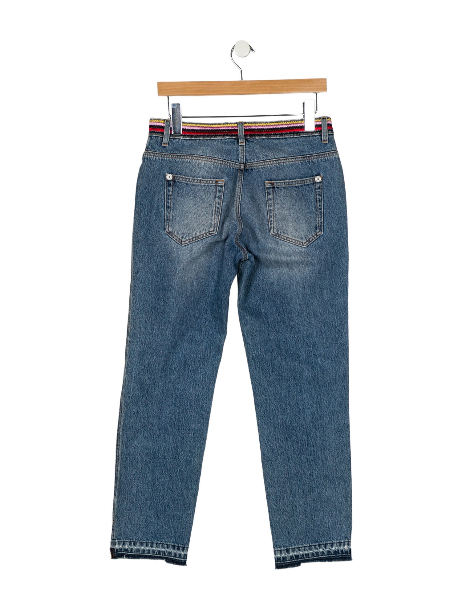 Ermanno Scervino Mid-Rise Straight Leg Jeans