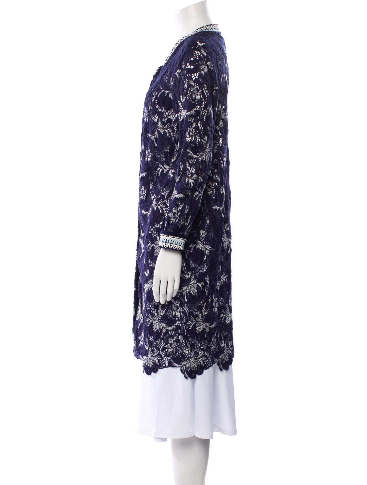 Ermanno Scervino Lace Pattern Coat