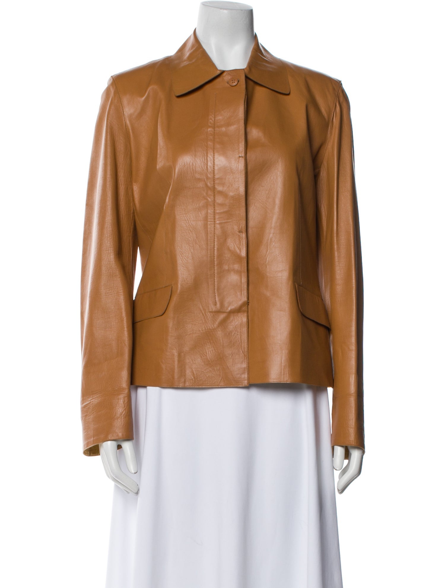 Ermanno Scervino Leather Blazer
