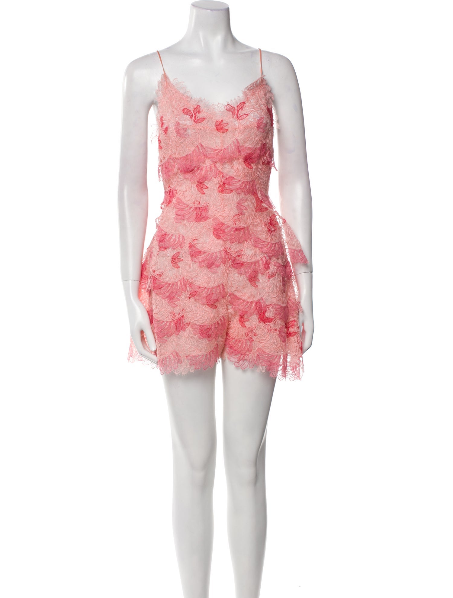 Ermanno Scervino Lace Floral Print Romper w/ Tags