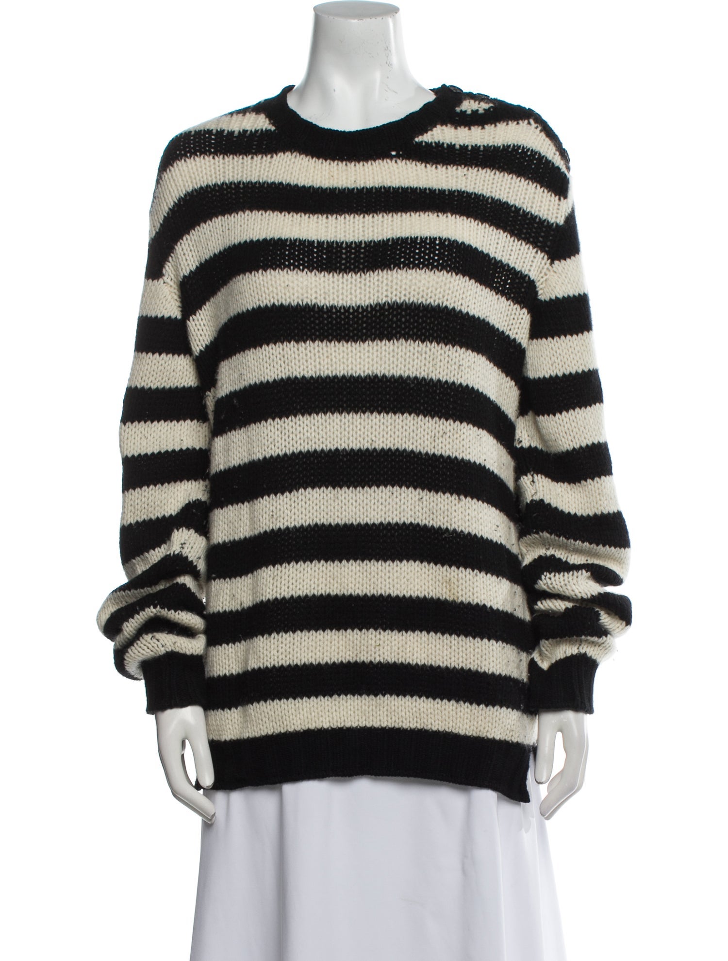 Ermanno Scervino Cashmere Striped Sweater