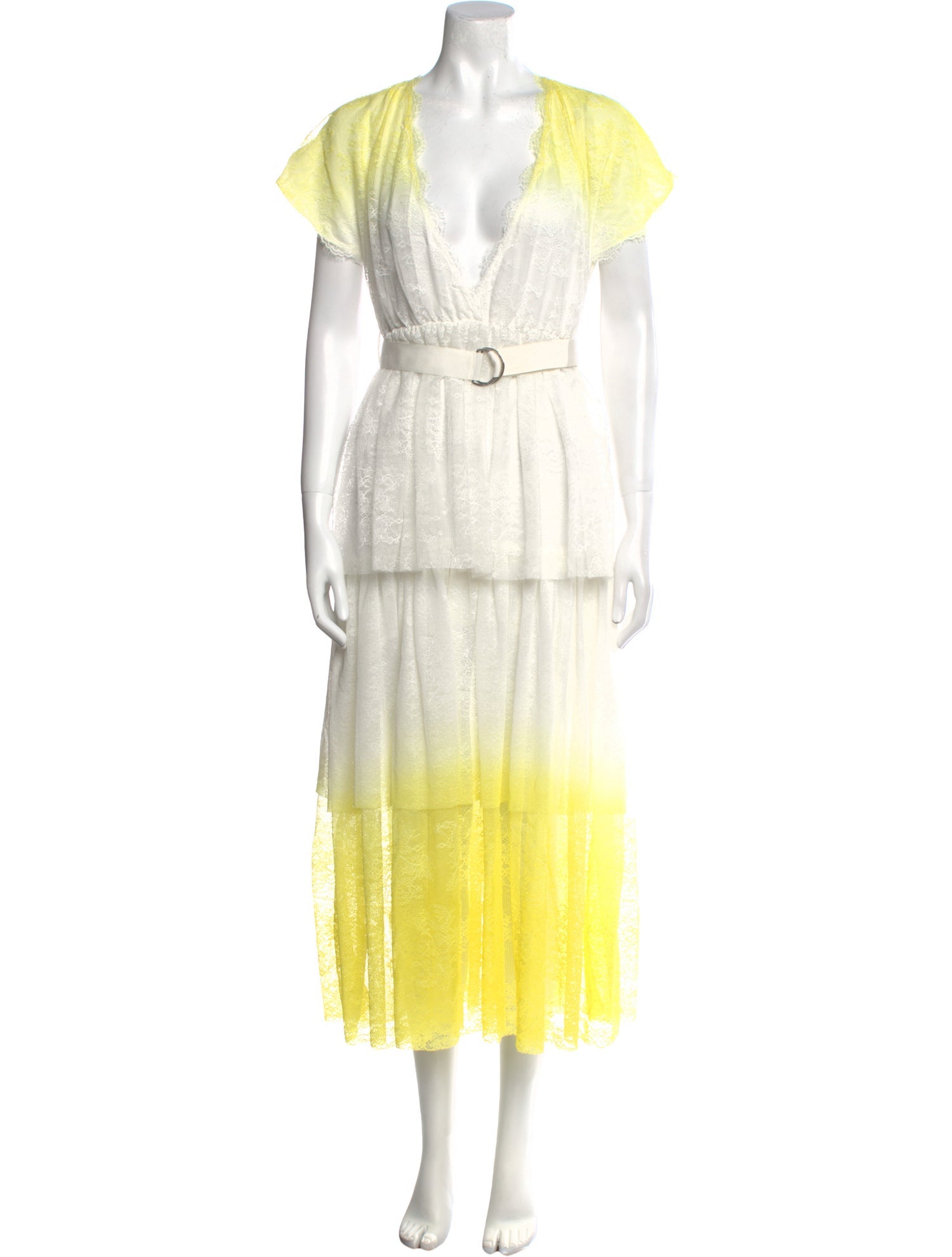 Ermanno Scervino Lace Pattern Long Dress w/ Tags