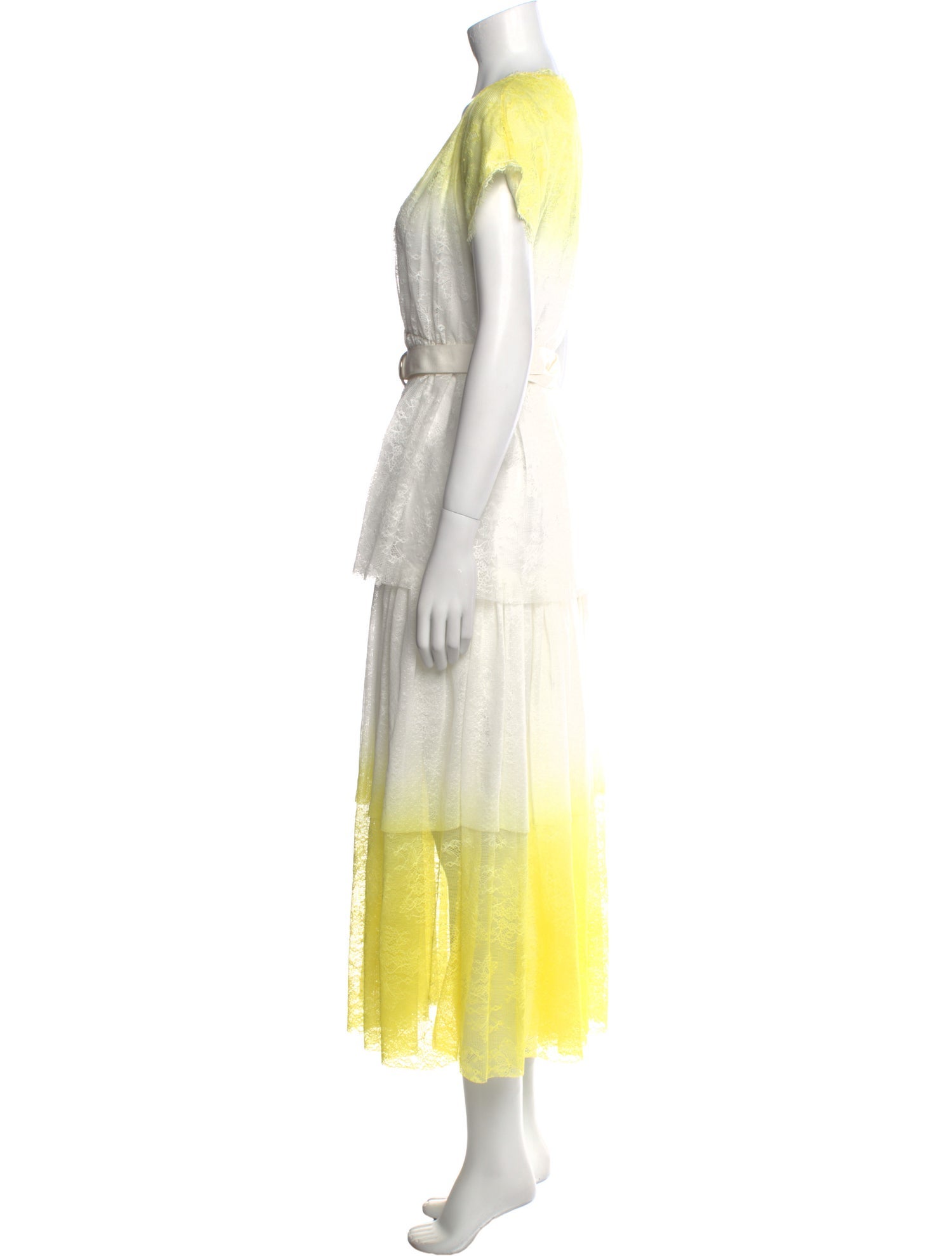 Ermanno Scervino Lace Pattern Long Dress w/ Tags