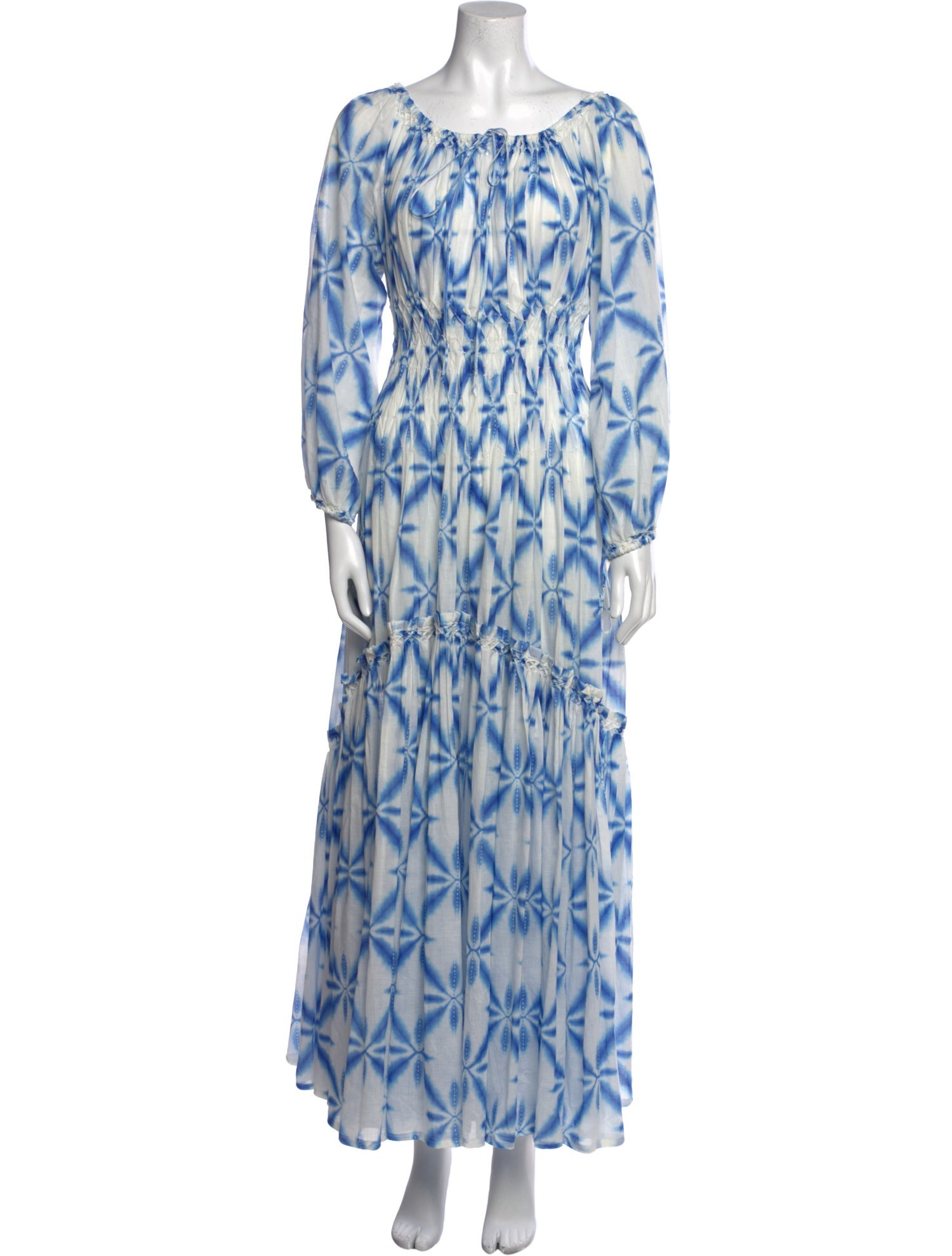 Ermanno Scervino Printed Long Dress