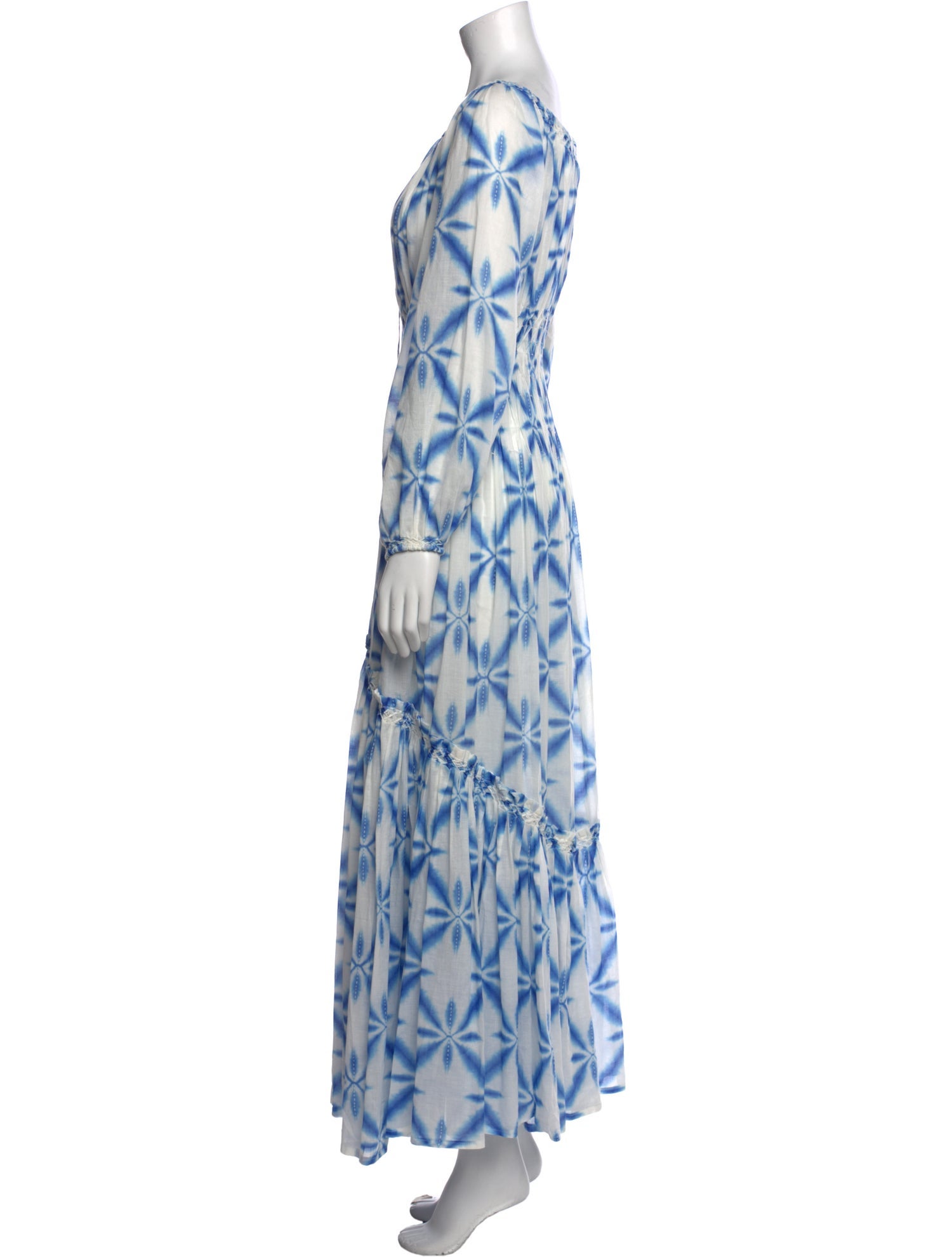 Ermanno Scervino Printed Long Dress