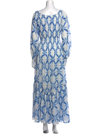 Ermanno Scervino Printed Long Dress
