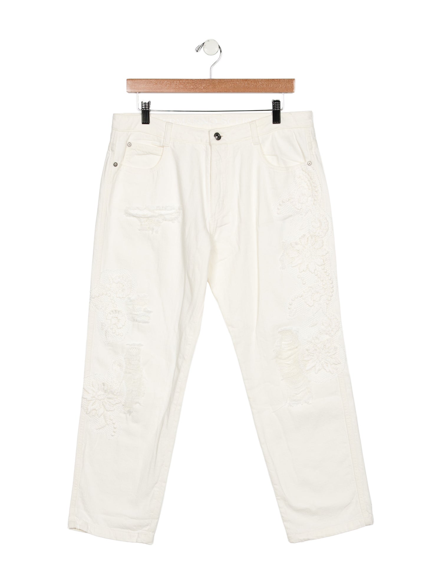 Ermanno Scervino Mid-Rise Straight Leg Jeans