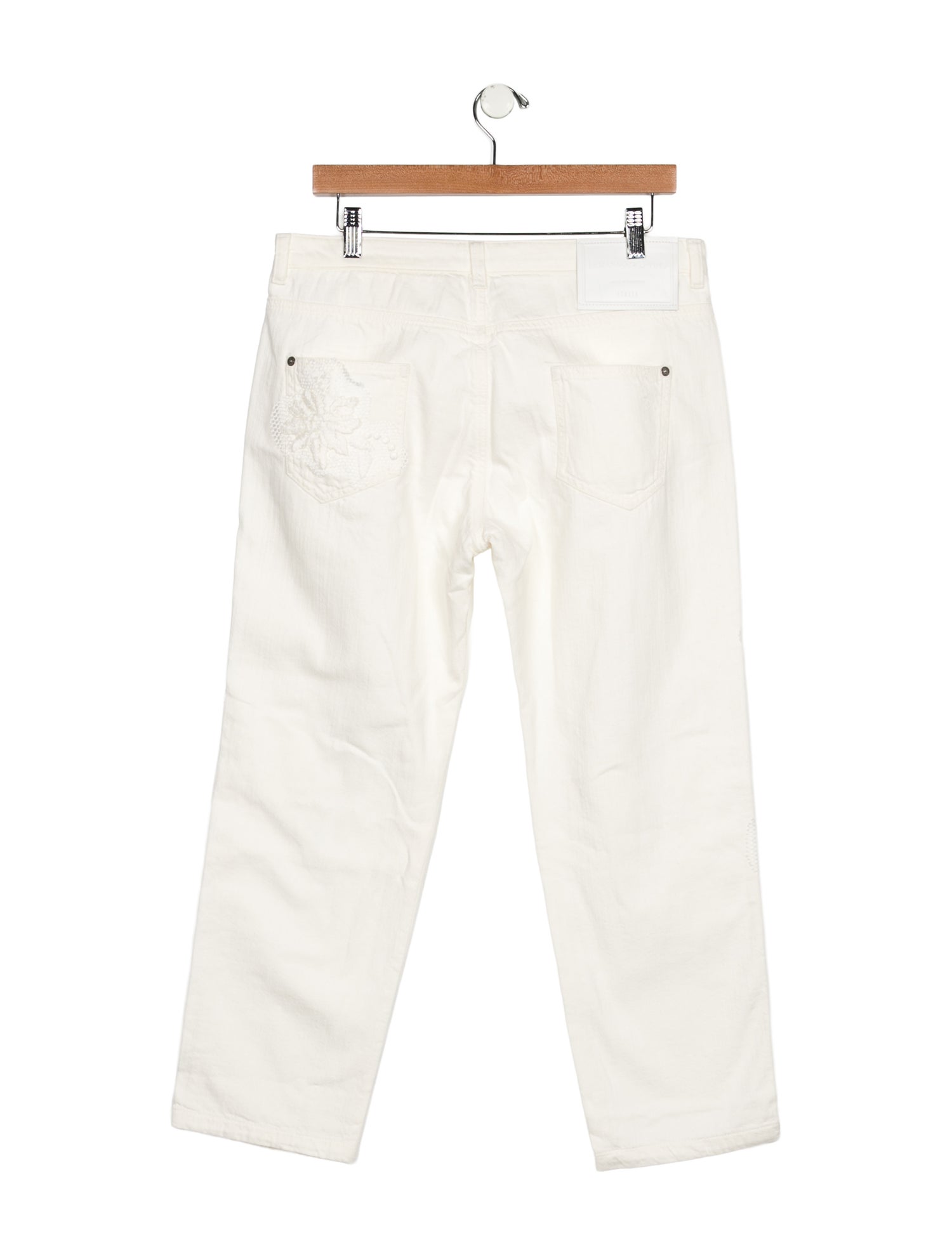 Ermanno Scervino Mid-Rise Straight Leg Jeans