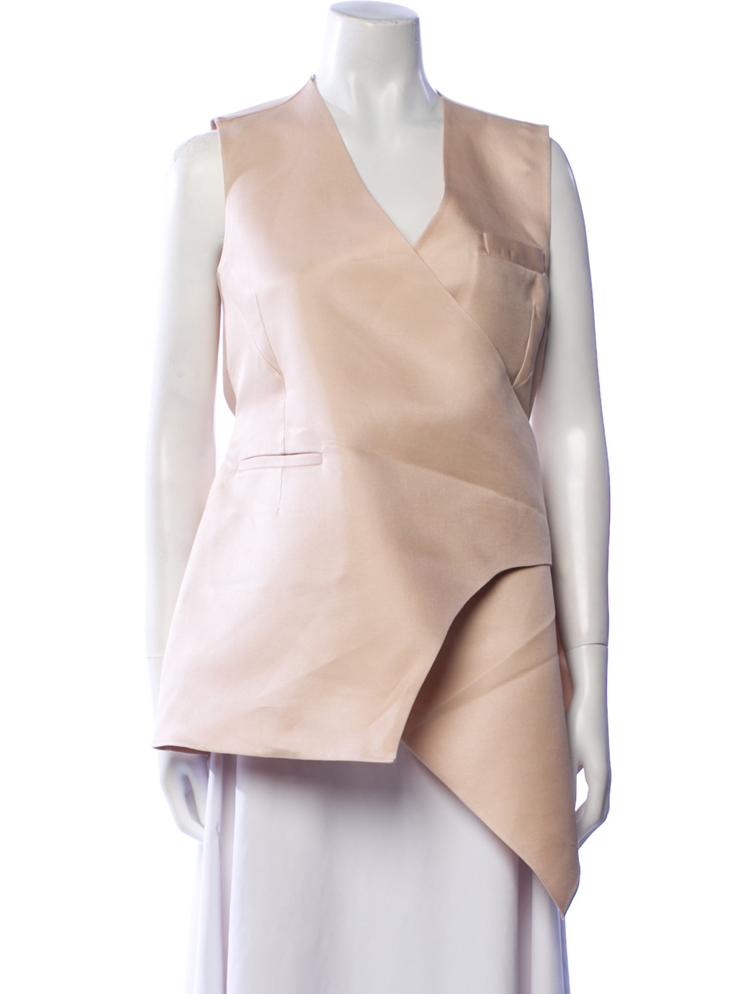 Ermanno Scervino Silk V-Neck Blouse