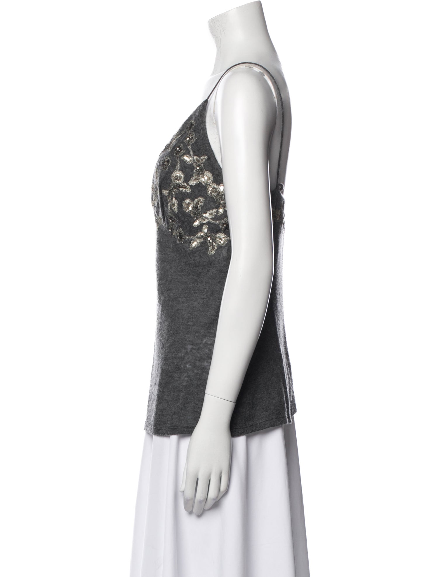 Ermanno Scervino Wool V-Neck Top