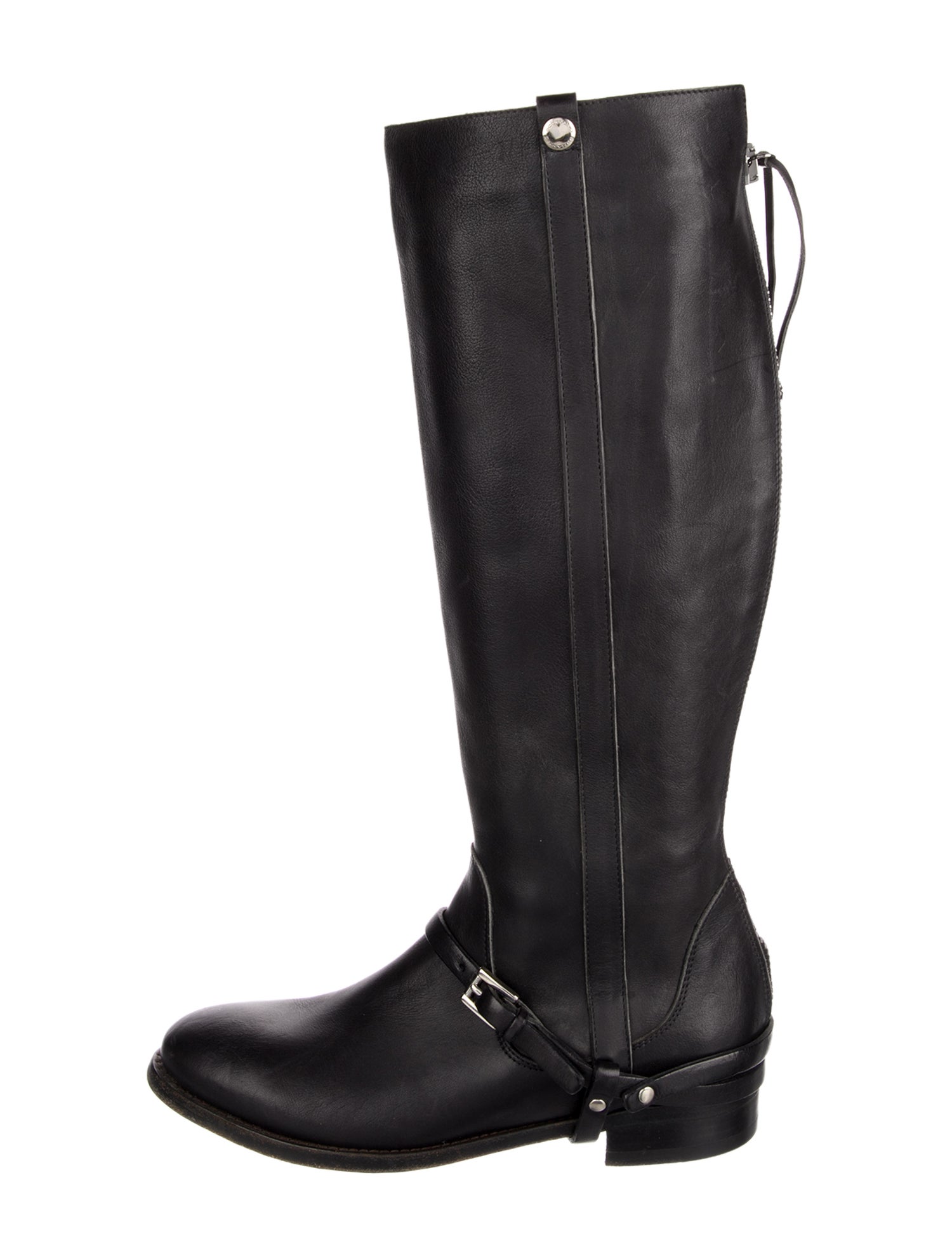 Ermanno Scervino Leather Riding Boots