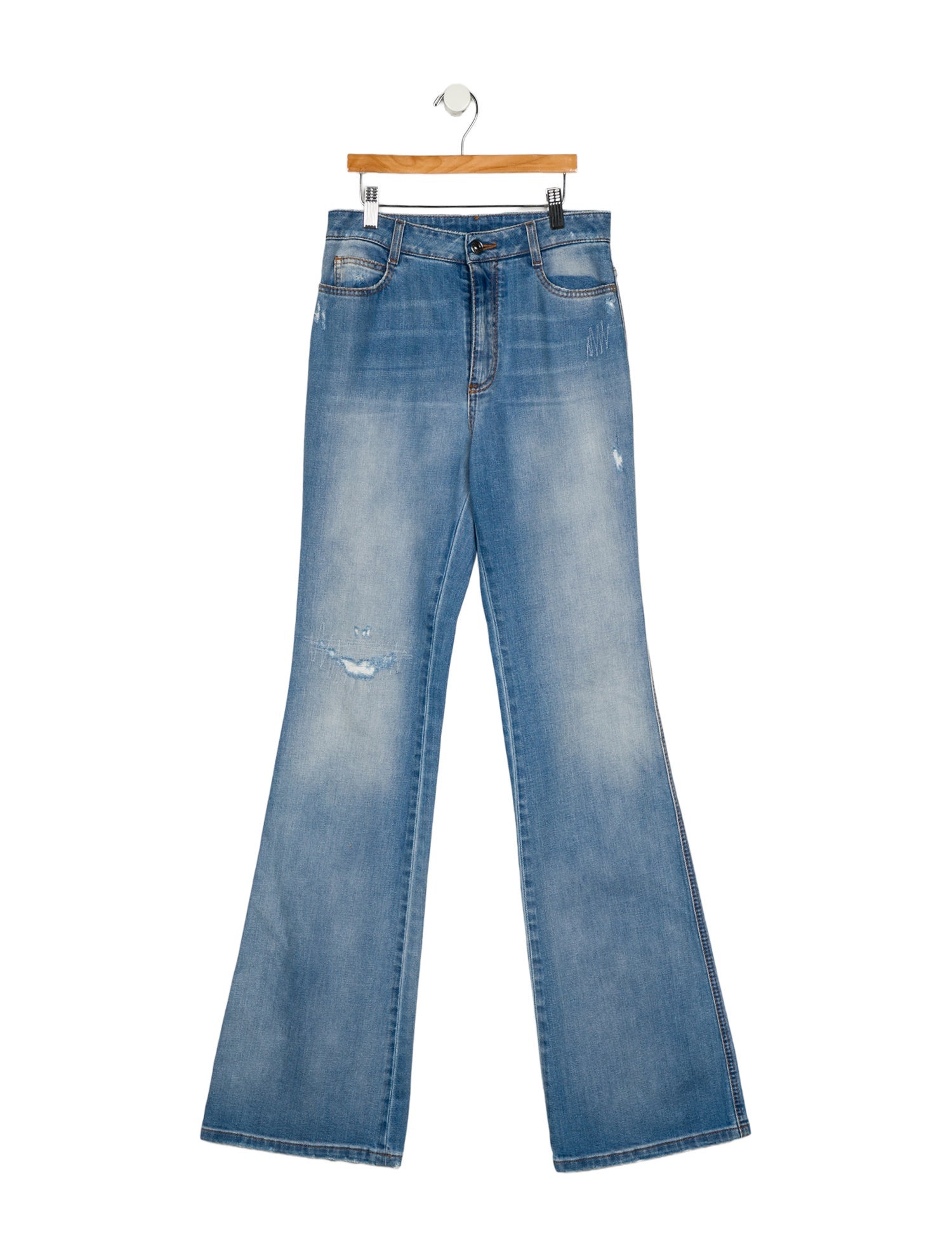 Ermanno Scervino High-Rise Wide Leg Jeans